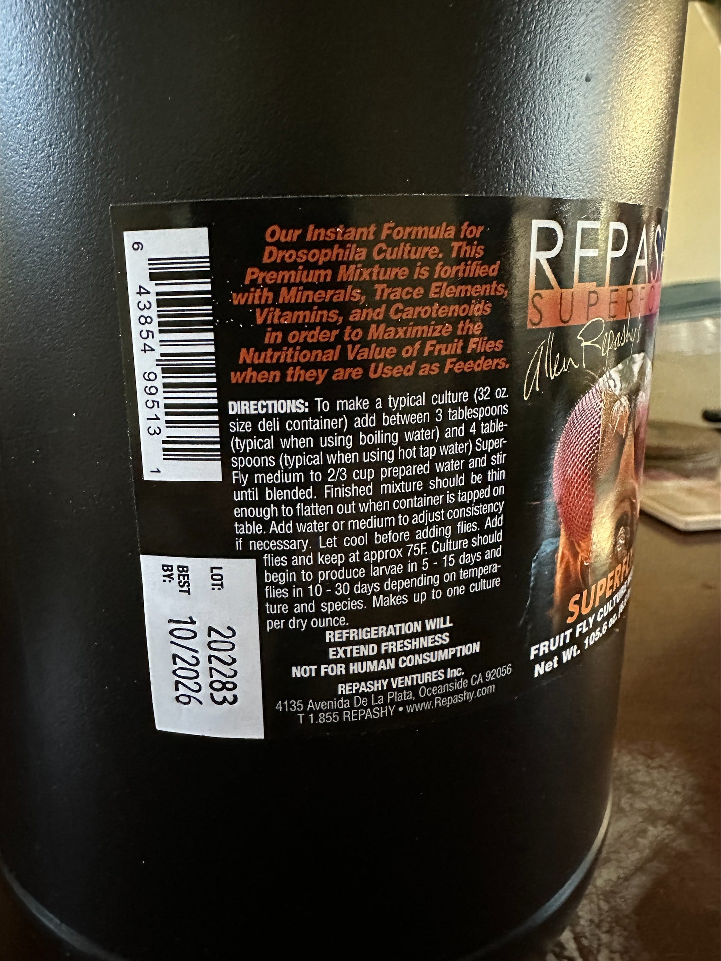 Repashy Superfly Tub